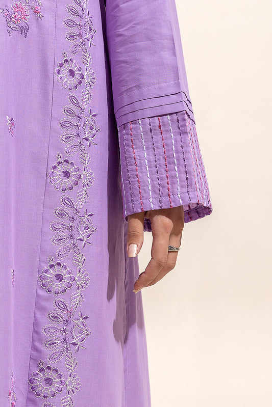 2 PIECE EMBROIDERED LAWN SUIT-ORCHID PETAL (UNSTITCHED)