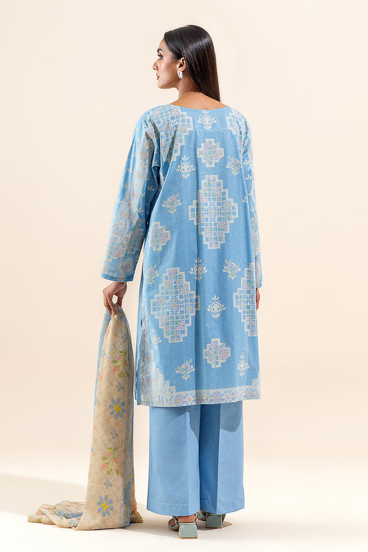 3 PIECE EMBROIDERED LAWN SUIT-TIFFANY TWIST (UNSTITCHED)
