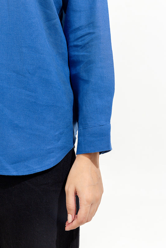 BASIC BUTTON THROUGH SHIRT