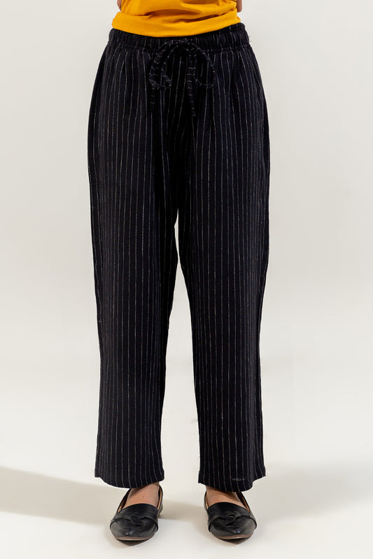 STRIPED TAPERED TROUSER