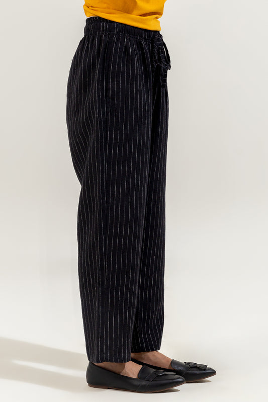 STRIPED TAPERED TROUSER