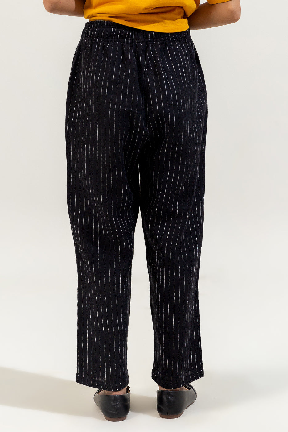 STRIPED TAPERED TROUSER