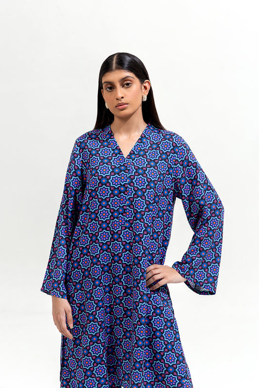 2 PIECE PRINTED VISCOSE SUIT (PRET)