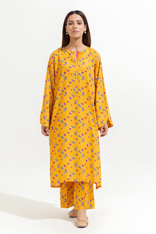 2 PIECE PRINTED VISCOSE SUIT (PRET)