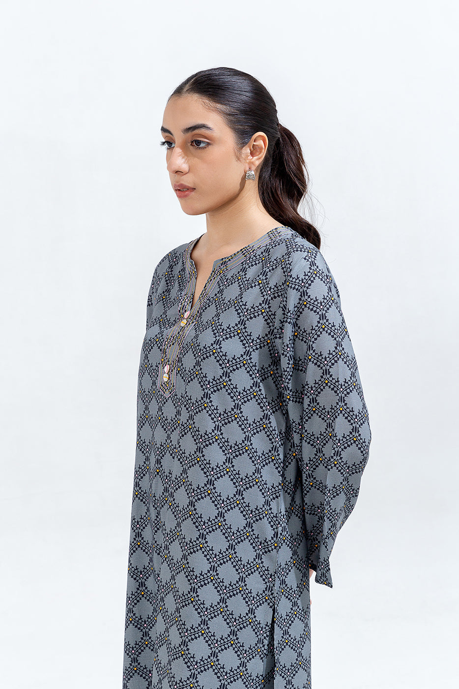 PRINTED VISCOSE SHIRT (PRET)