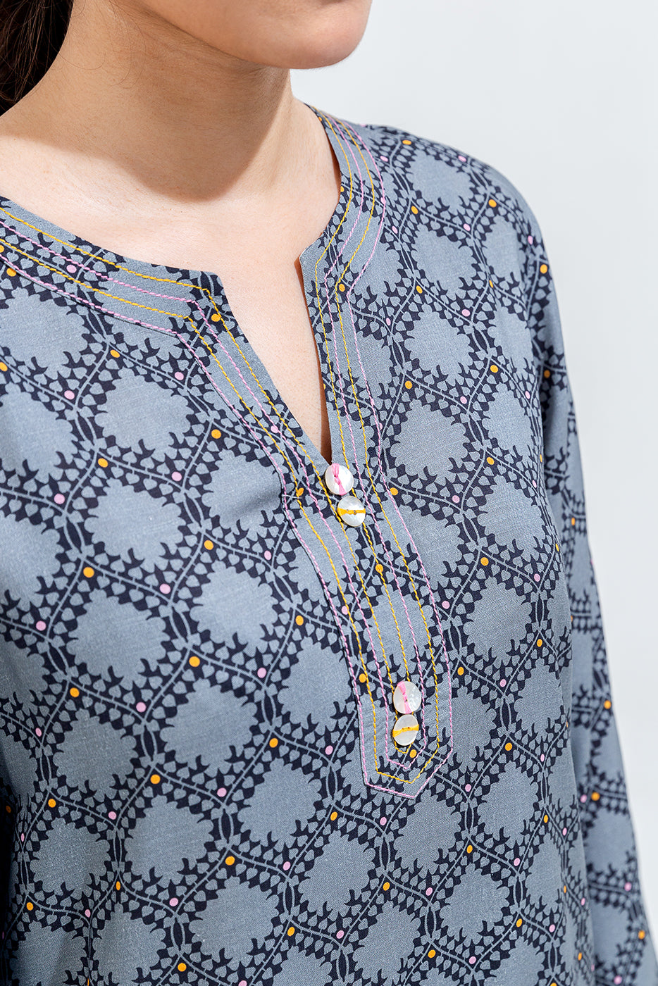 PRINTED VISCOSE SHIRT (PRET)