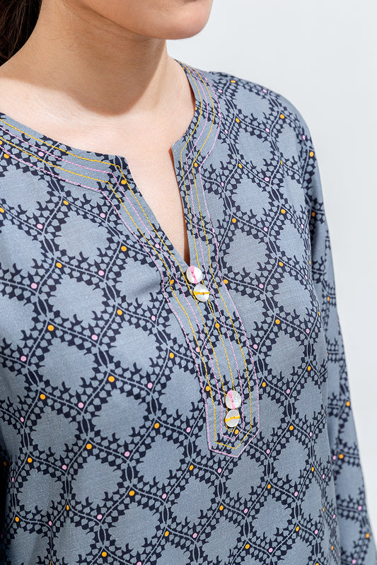 PRINTED VISCOSE SHIRT (PRET)