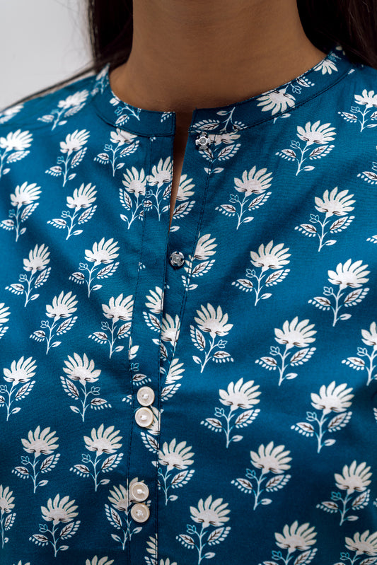 PRINTED CAMBRIC SHIRT (PRET)