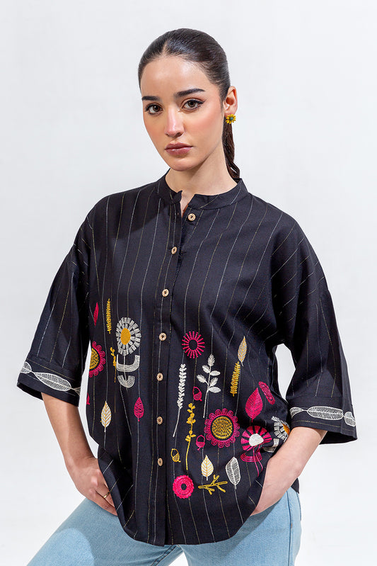 EMBROIDERED VISCOSE TOP (PRET)