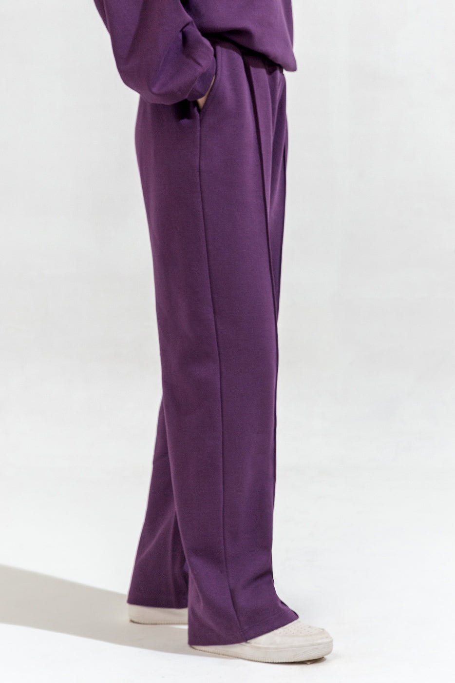 PLEATED WIDE LEG TROUSER