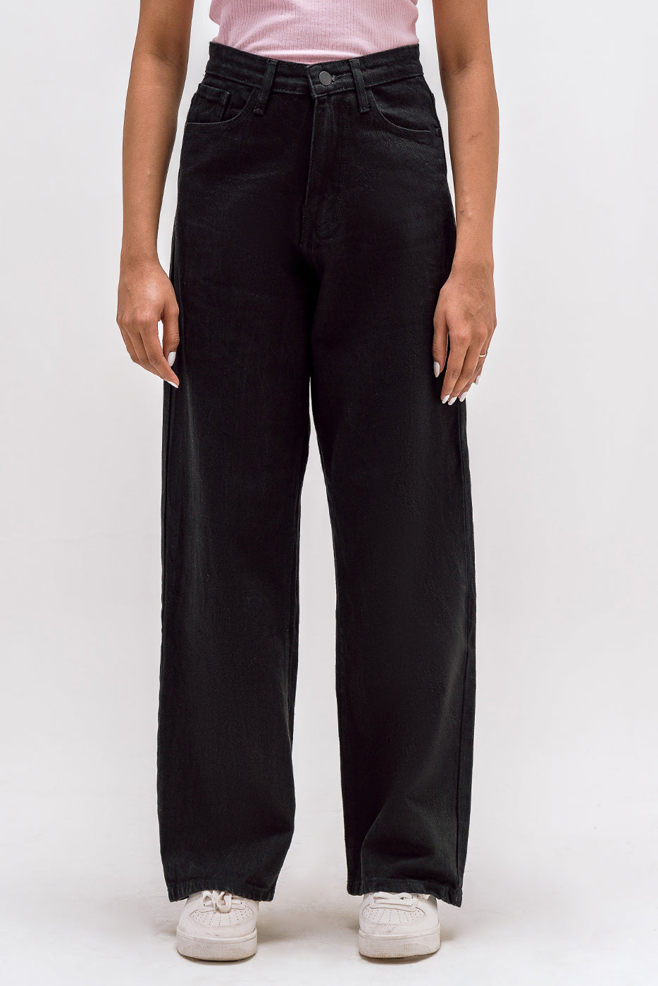 HIGH-RISE WIDE LEG JEANS