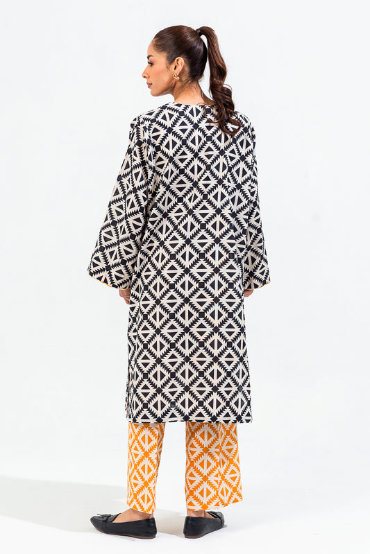 2 PIECE PRINTED KHADDAR SUIT (PRET)