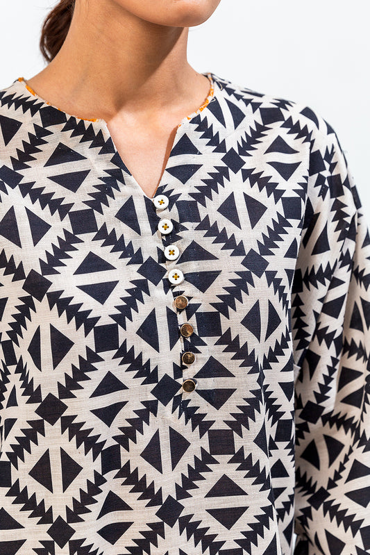 2 PIECE PRINTED KHADDAR SUIT (PRET)