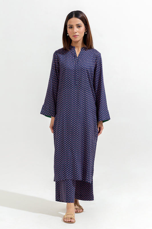 2 PIECE PRINTED VISCOSE SUIT (PRET)