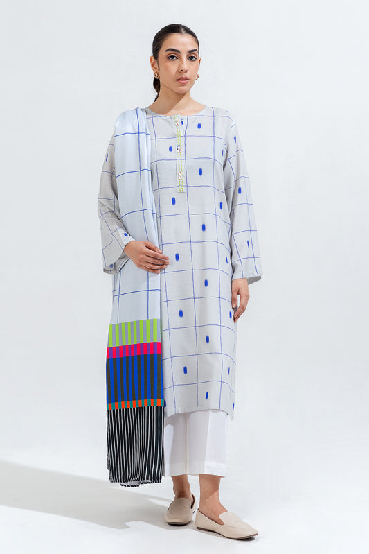 2 PIECE PRINTED VISCOSE SUIT (PRET)