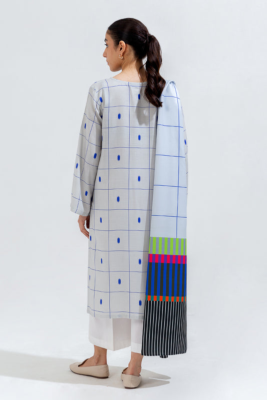 2 PIECE PRINTED VISCOSE SUIT (PRET)