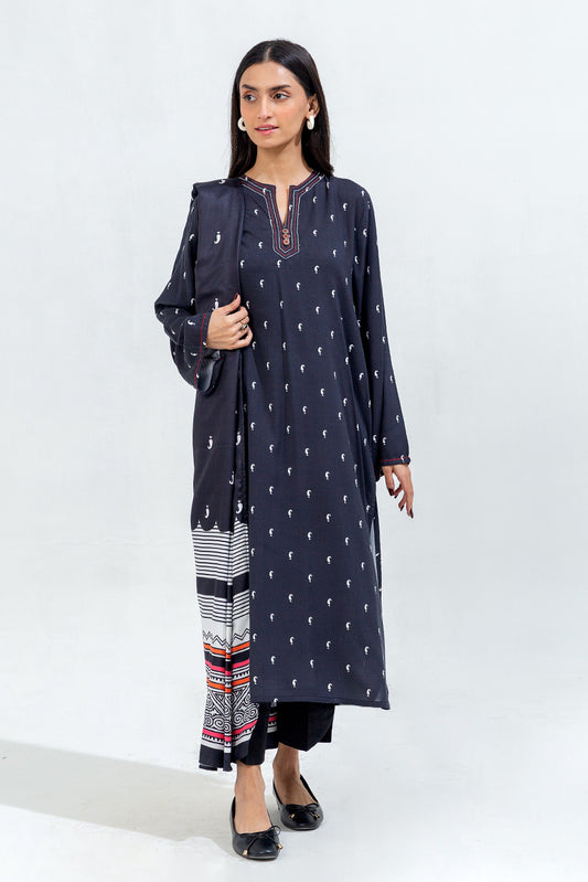 2 PIECE PRINTED VISCOSE SUIT (PRET)