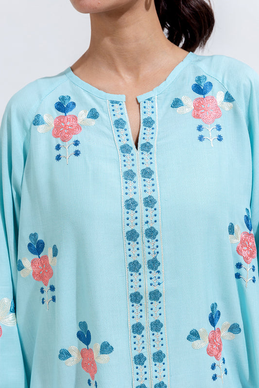 EMBROIDERED VISCOSE TOP (PRET)