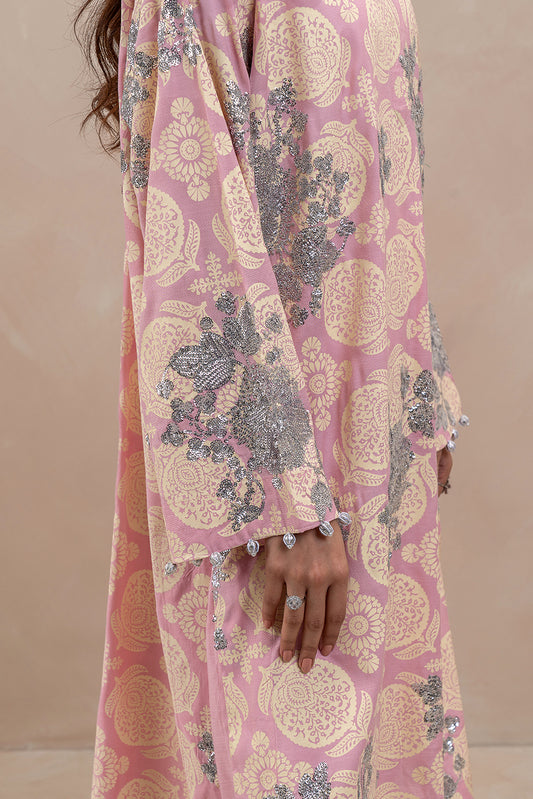 2 PIECE EMBROIDERED SILK SUIT (LUXURY-PRET)