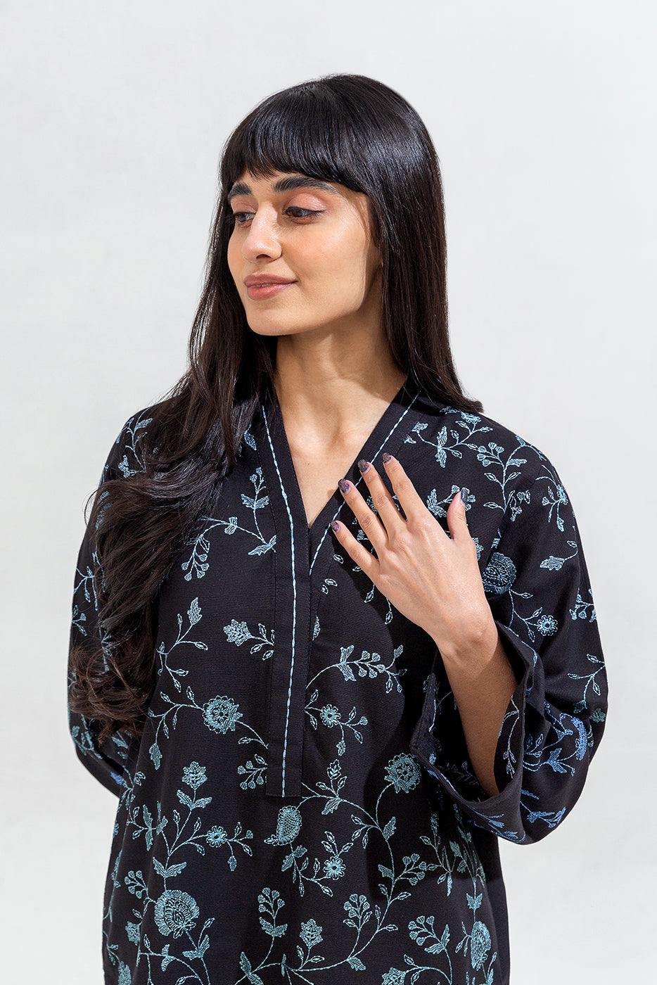 2 PIECE EMBROIDERED KHADDAR SUIT (PRET)