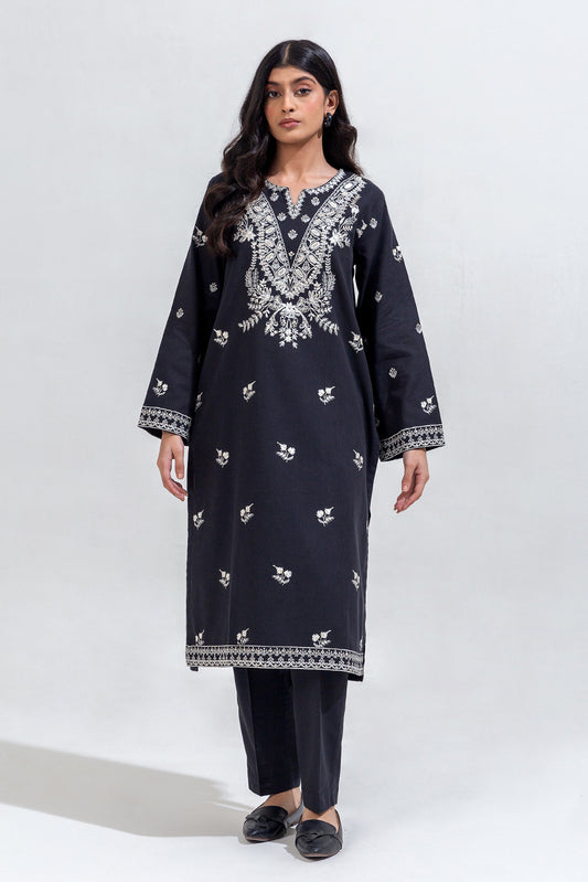 2 PIECE EMBROIDERED KHADDAR SUIT (PRET)