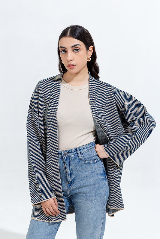 HERRINGBONE SHRUG