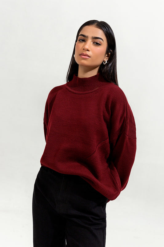 LOOSE KNITTED PULLOVER