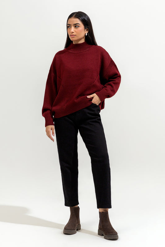 LOOSE KNITTED PULLOVER