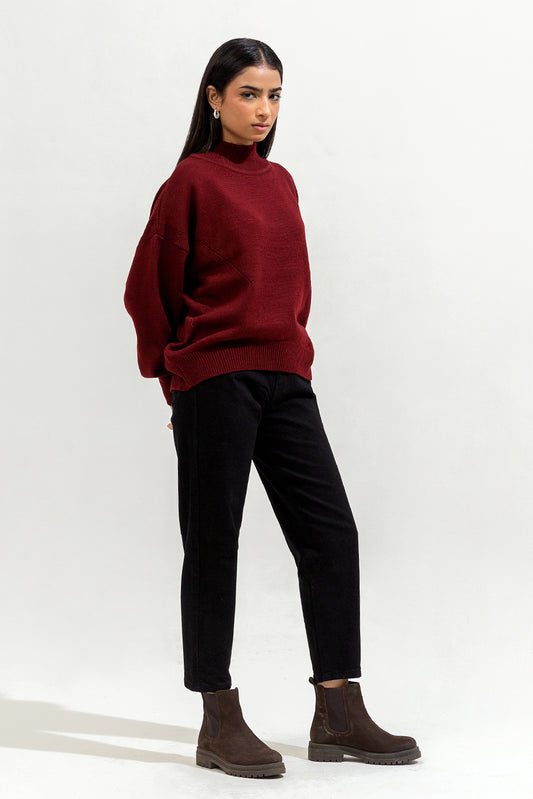 LOOSE KNITTED PULLOVER