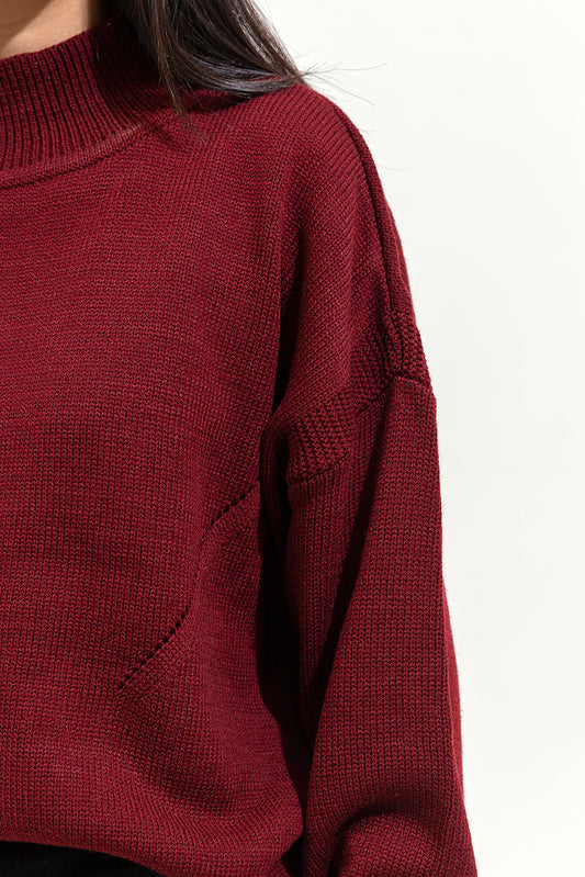 LOOSE KNITTED PULLOVER