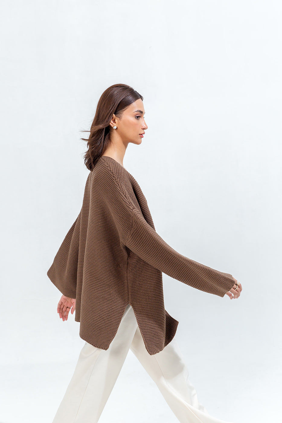 LONG KNIT SHRUG