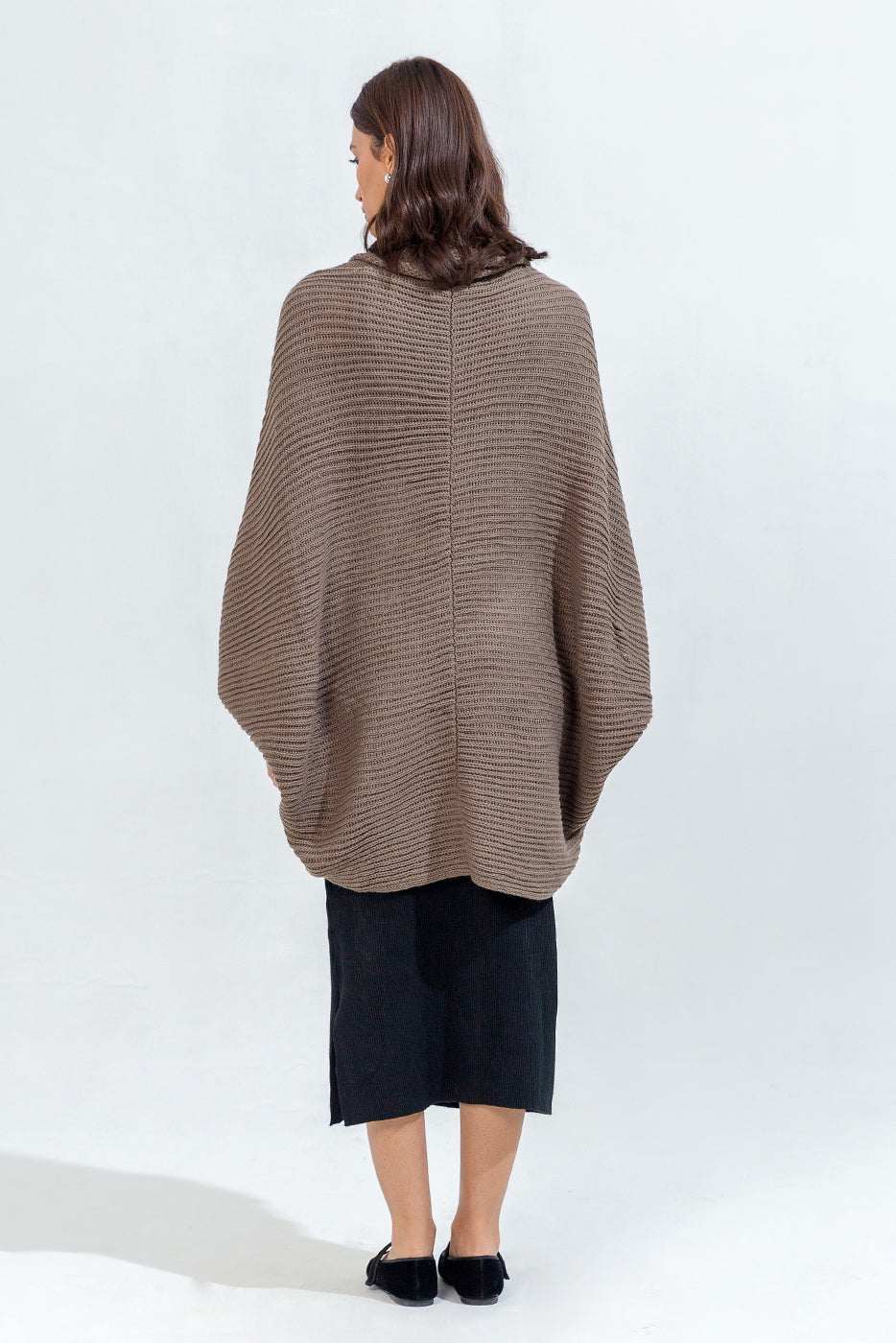 BATWING KNIT SHRUG