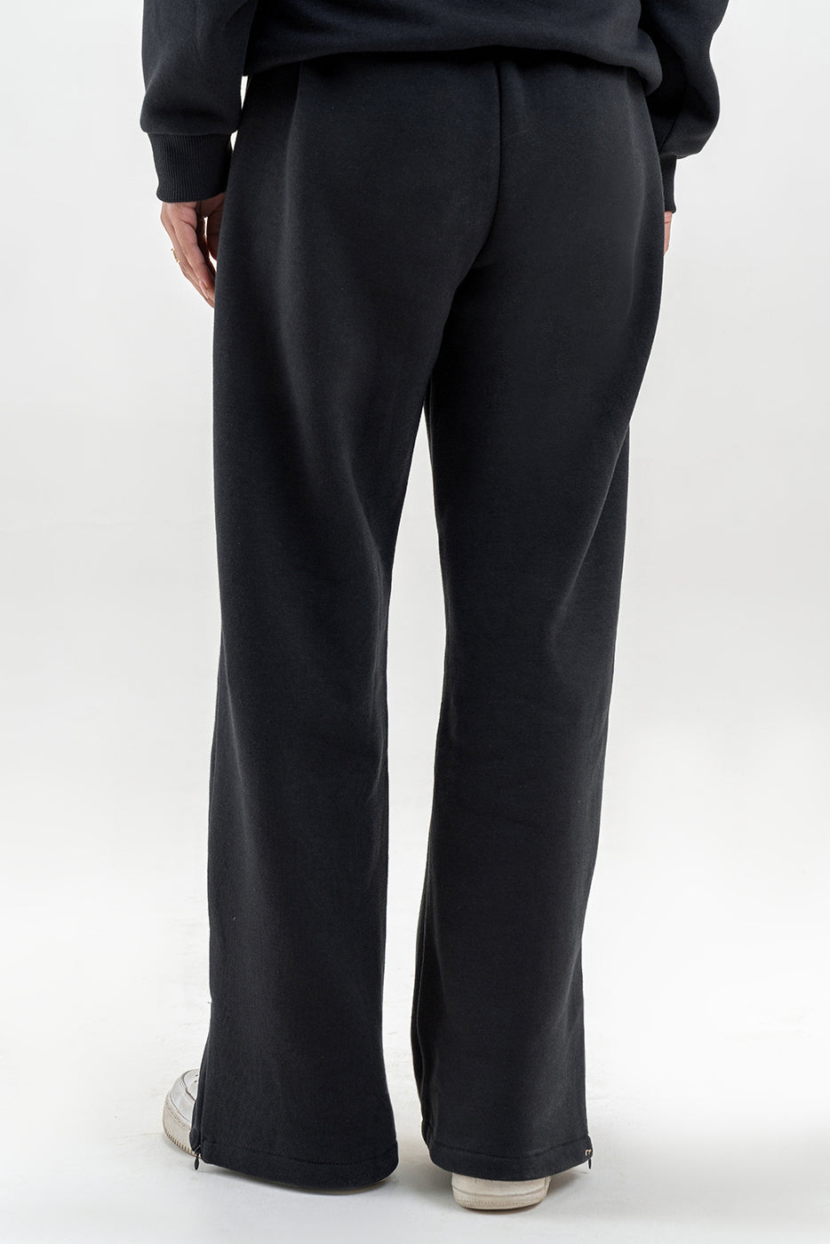 ZIPPER WIDE LEG TROUSER