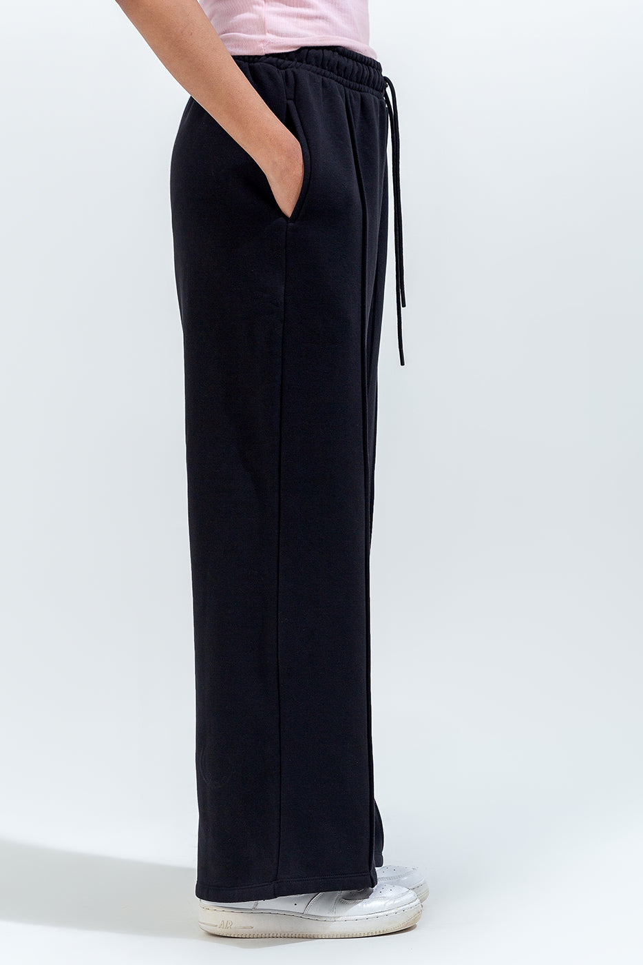 PLEATED WIDE LEG TROUSER