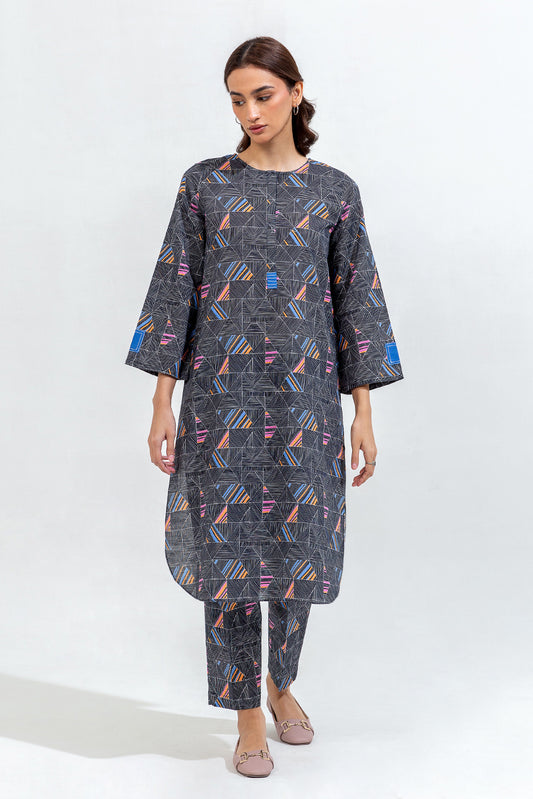 PRINTED KHADDAR SHIRT (PRET)