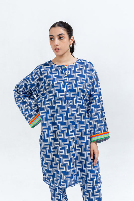 PRINTED KHADDAR SHIRT (PRET)