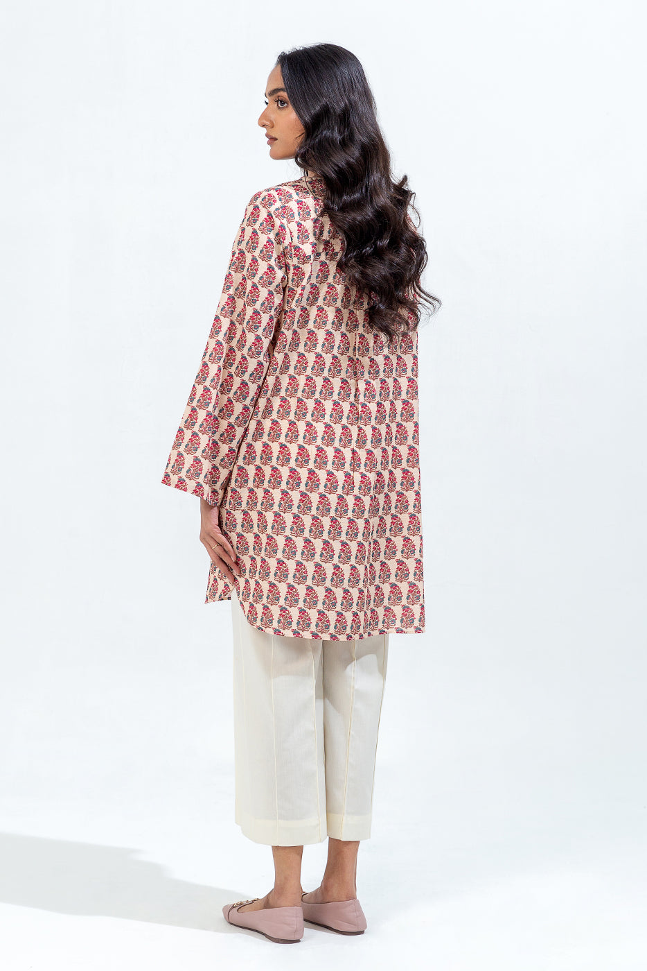 PRINTED KHADDAR SHIRT (PRET)