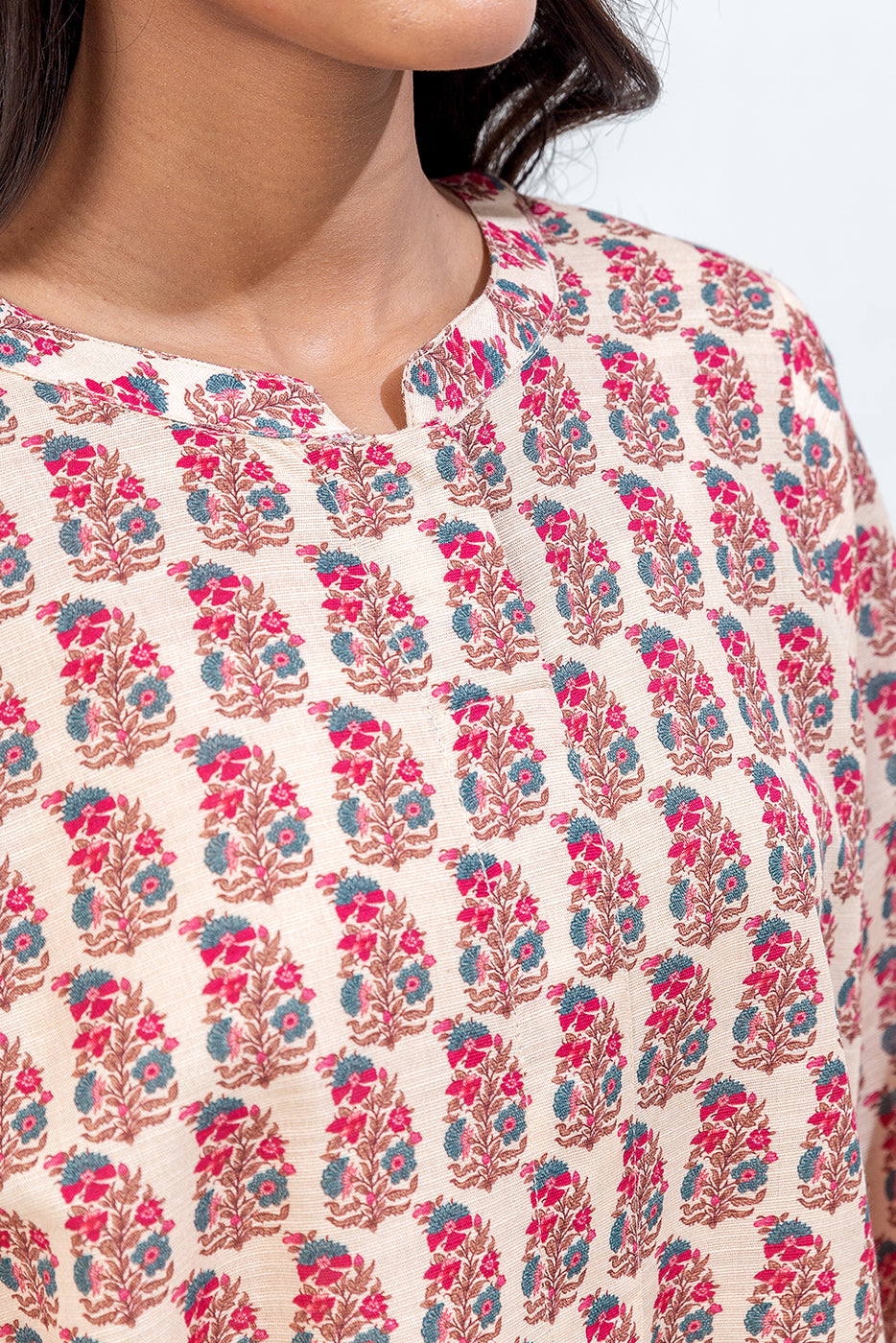 PRINTED KHADDAR SHIRT (PRET)