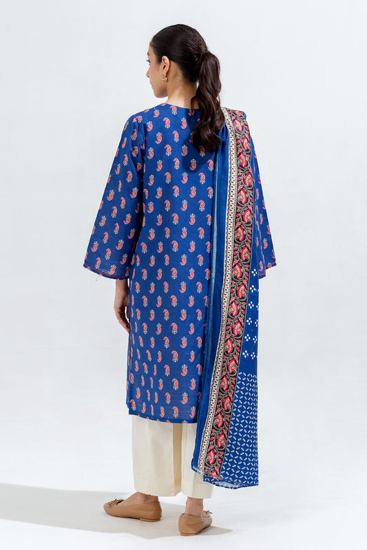 2 PIECE PRINTED KHADDAR SUIT (PRET)