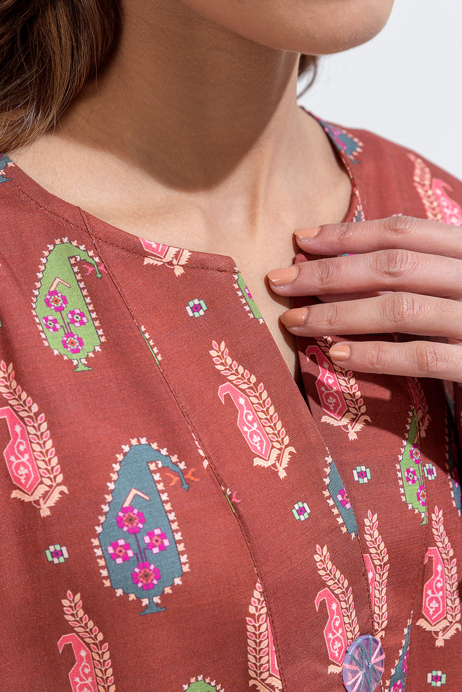 PRINTED VISCOSE SHIRT (PRET)