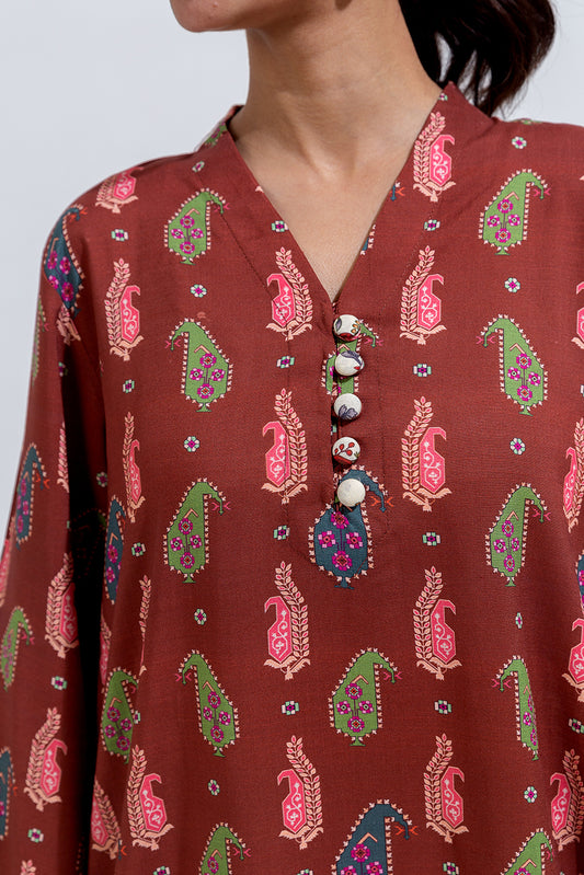 PRINTED VISCOSE SHIRT (PRET)