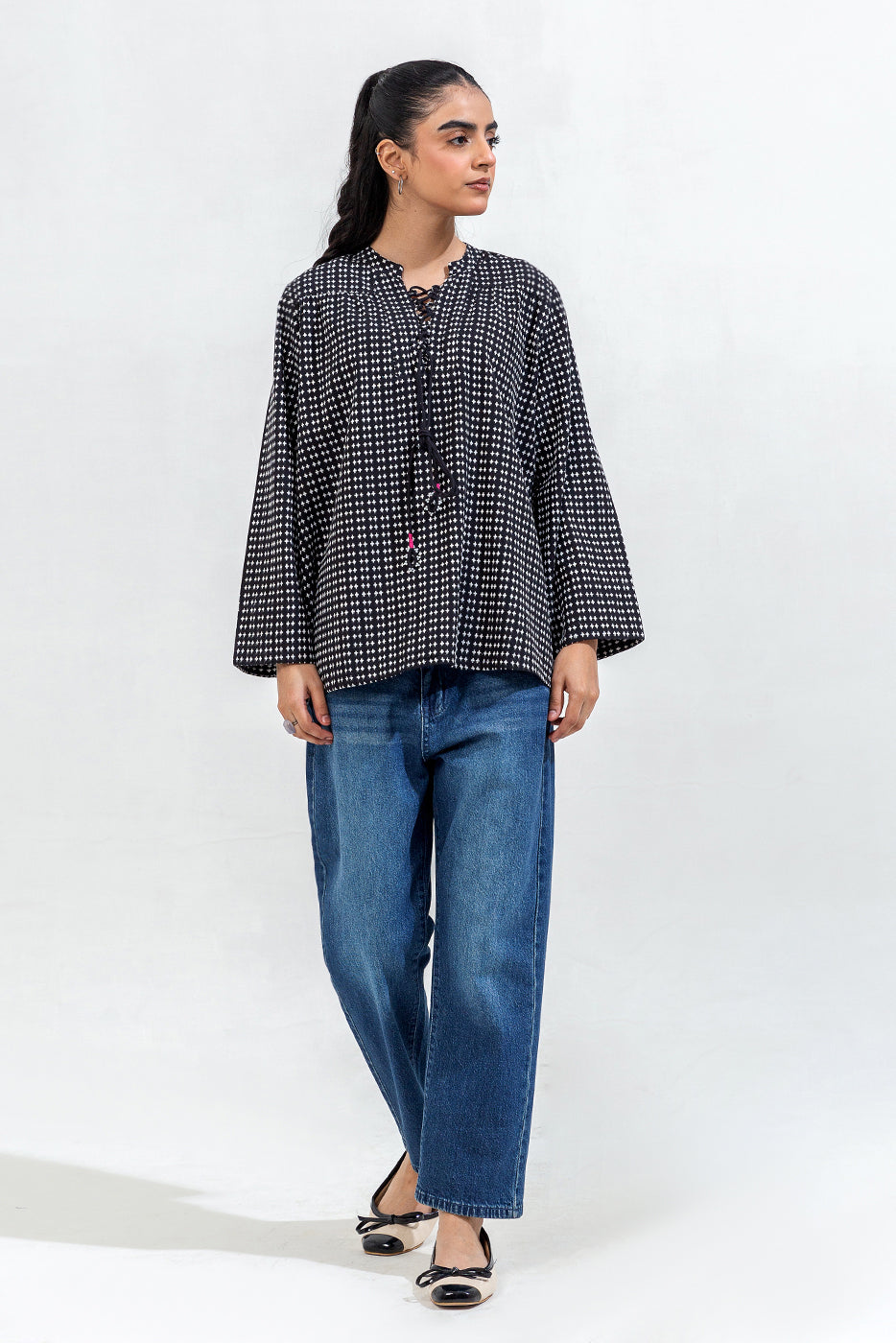 BASIC JACQUARD TOP (PRET)