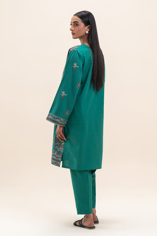2 PIECE EMBROIDERED KHADDAR SUIT (PRET)