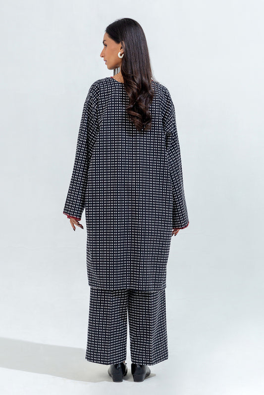 2 PIECE BASIC JACQUARD SUIT (PRET)