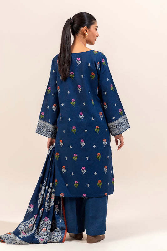 3 PIECE PRINTED KHADDAR SUIT-BLOSSOM RIVIERA (UNSTITCHED)