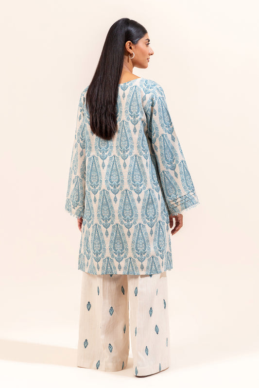 2 PIECE EMBROIDERED KHADDAR SUIT-VINTAGE OPALUS (UNSTITCHED)