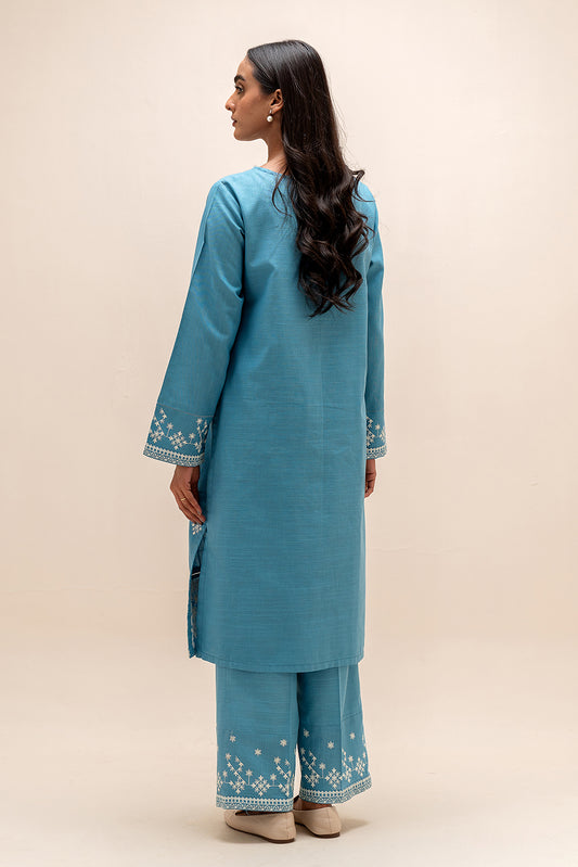 2 PIECE EMBROIDERED KHADDAR SUIT-CAROLINA MAZE (UNSTITCHED)