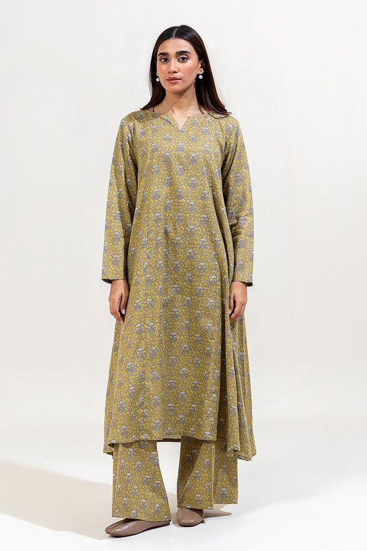 2 PIECE PRINTED KHADDAR SUIT-FERN MUSE (UNSTITCHED)