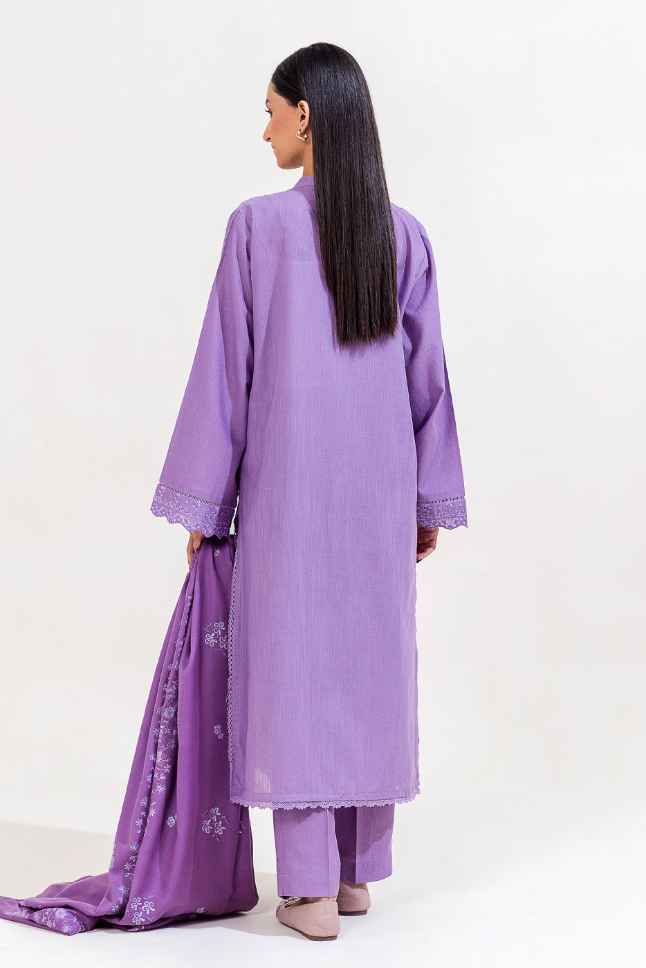 3 PIECE EMBROIDERED KHADDAR SUIT-AMETHYST TALE (UNSTITCHED)