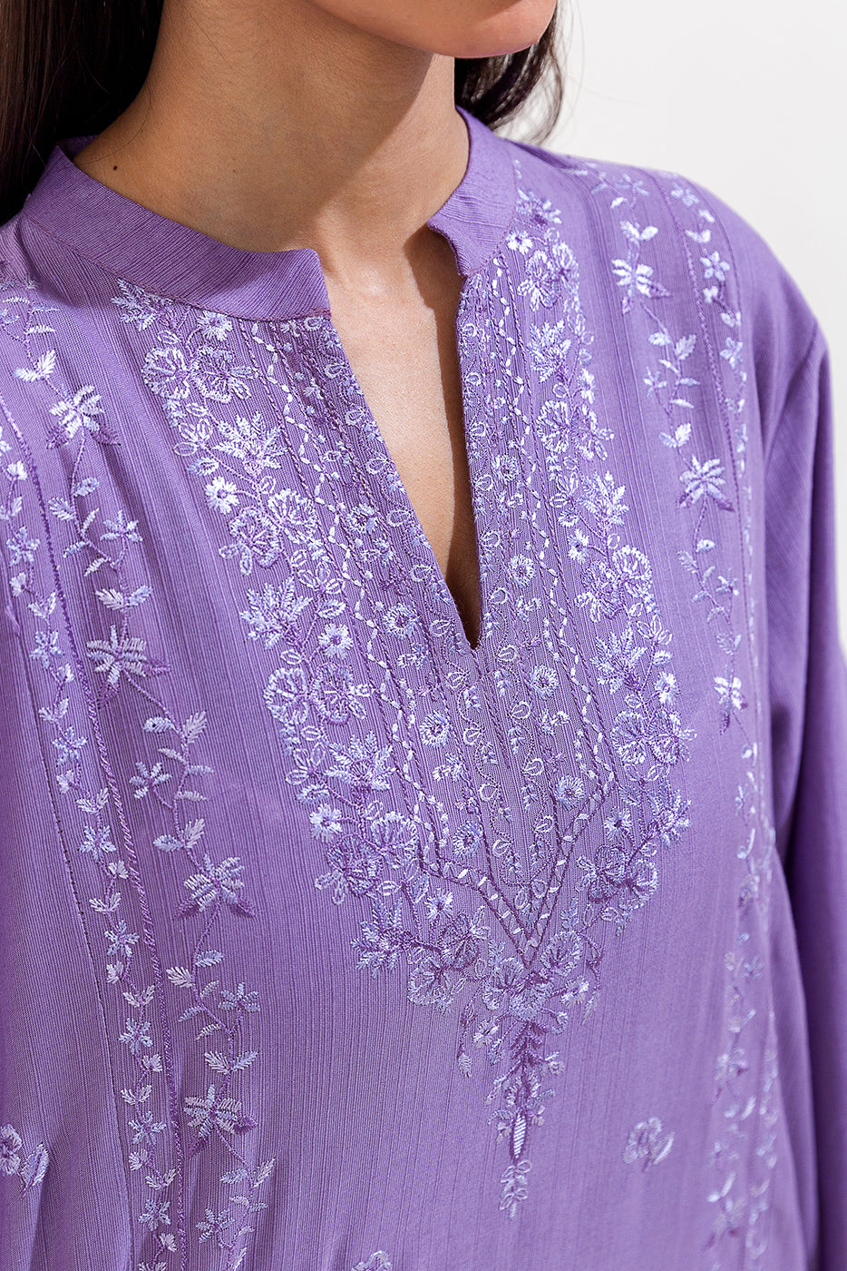 3 PIECE EMBROIDERED KHADDAR SUIT-AMETHYST TALE (UNSTITCHED)